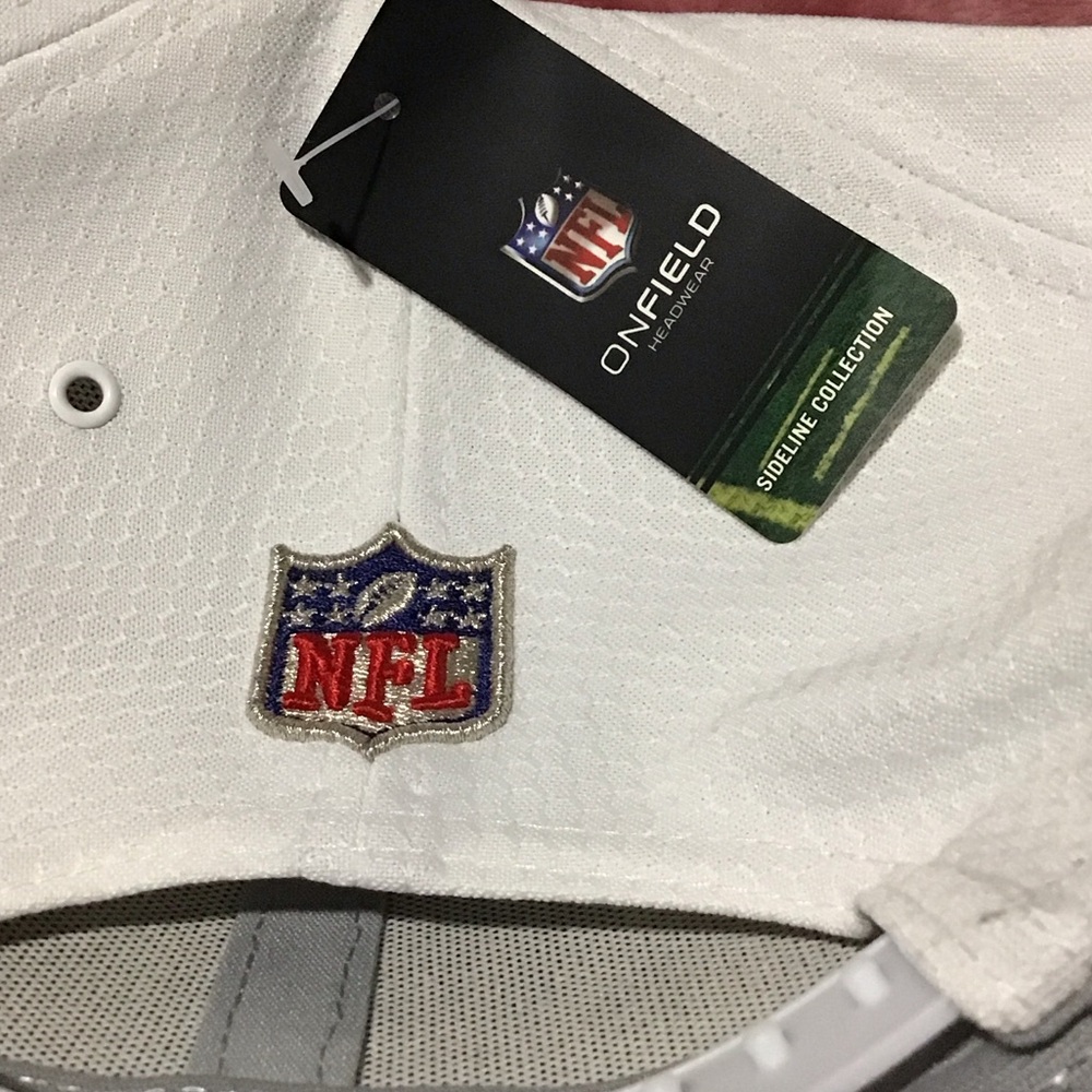 NFL White and Gray On-Field Hat